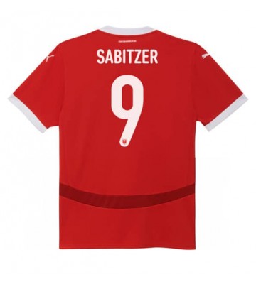 Austria Marcel Sabitzer #9 Primera Equipación Eurocopa 2024 Manga Corta